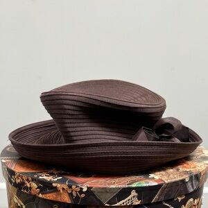 Eric Javits Chocolate Brown Sun Hat